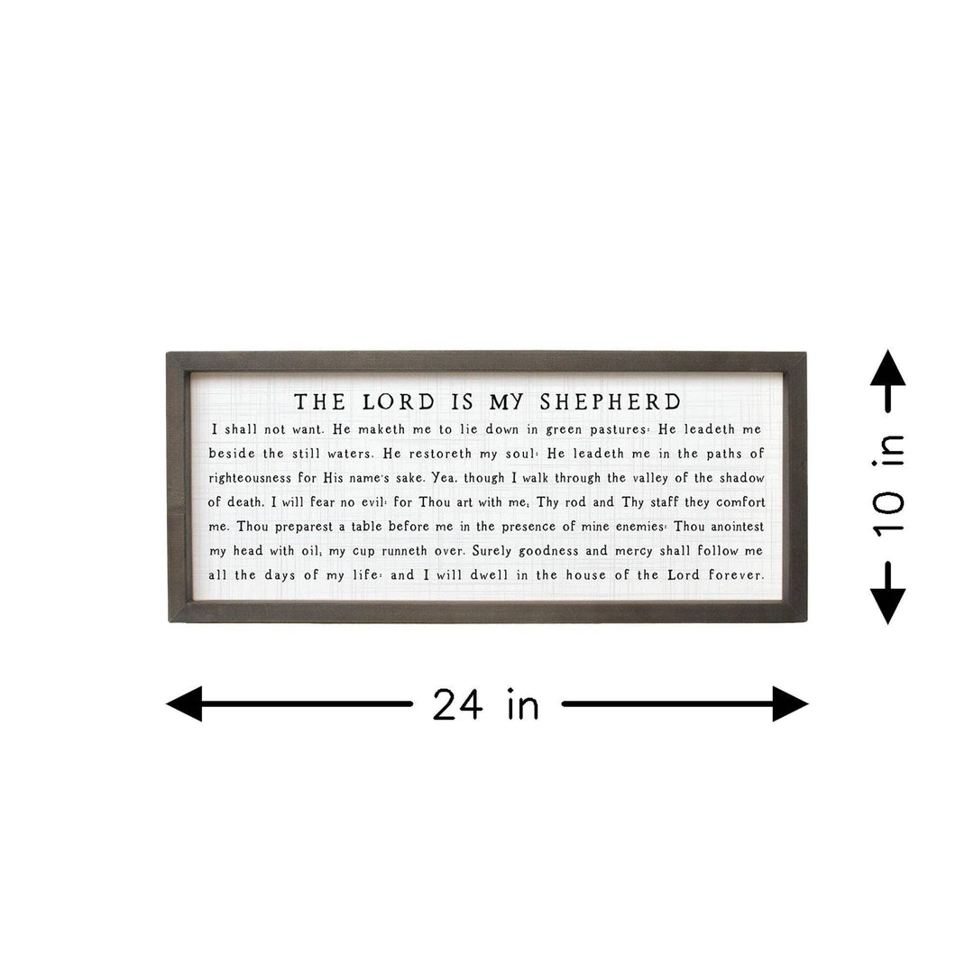 Sincere Surroundings - Lord Is My Shepherd - Farmhouse Frames