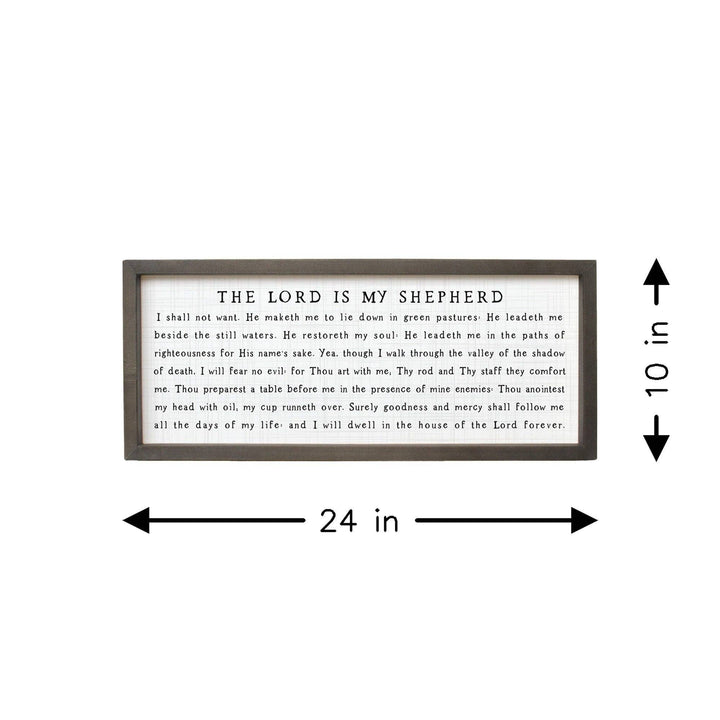 Sincere Surroundings - Lord Is My Shepherd - Farmhouse Frames