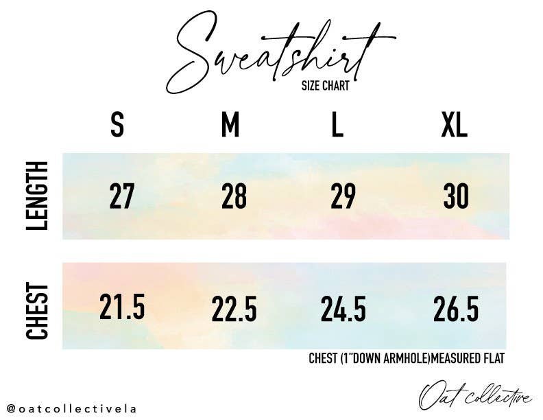 OAT COLLECTIVE - ISAIAH 40:8 Front and Back print Graphic Sweatshirt