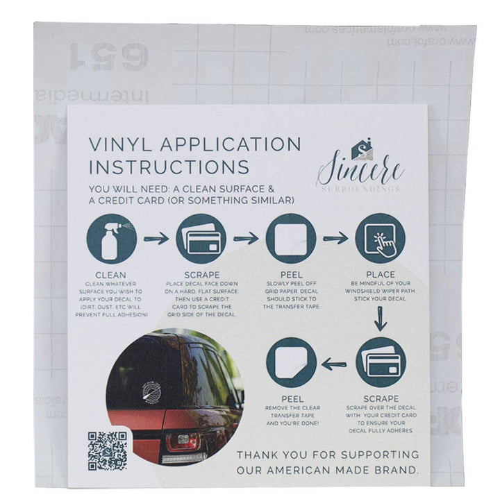 Sincere Surroundings - Love Like Jesus - Vinyl Decals