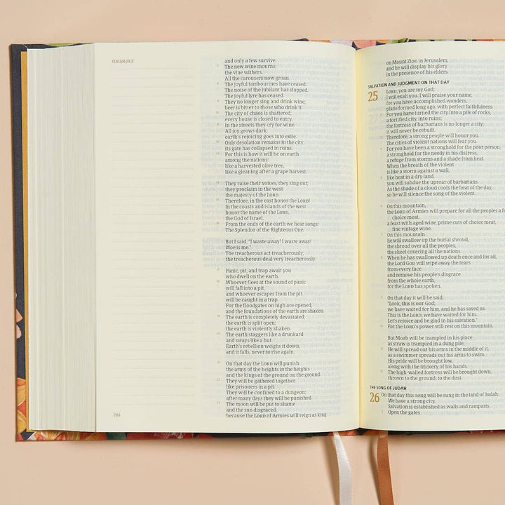 Lifeway - CSB Hosanna Revival Notetaking Bible, Dahlias Edition