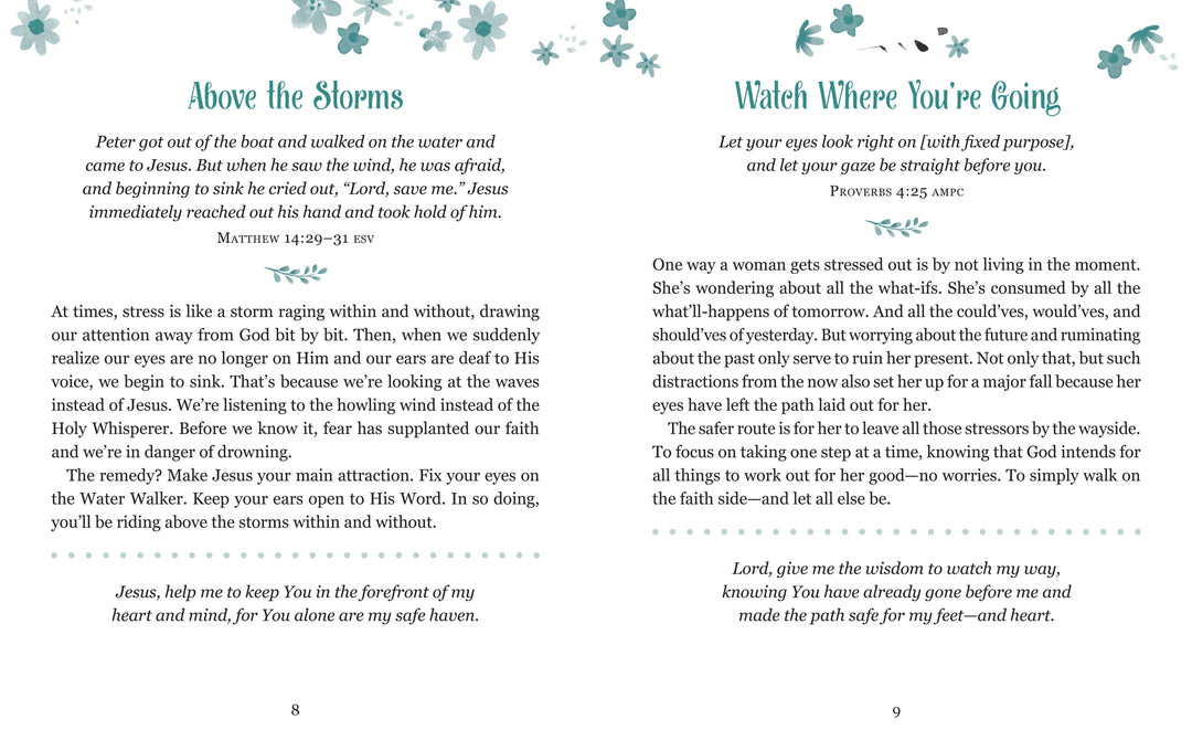 Barbour Publishing, Inc. - Stress Less, Pray More Large Print