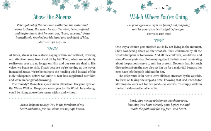 Barbour Publishing, Inc. - Stress Less, Pray More Large Print
