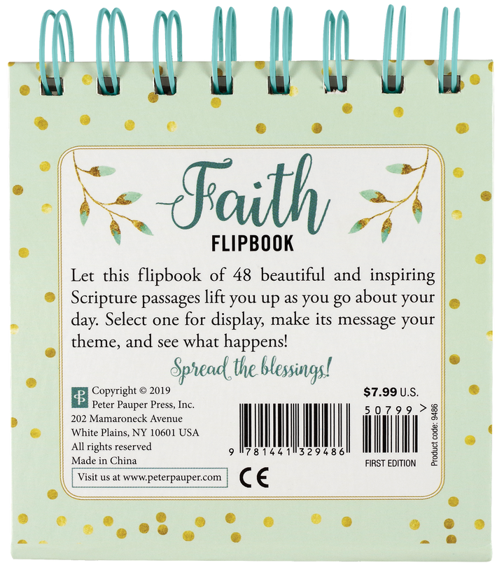 Peter Pauper Press - Faith Desktop Flipbook,Faith Desktop Flipbook