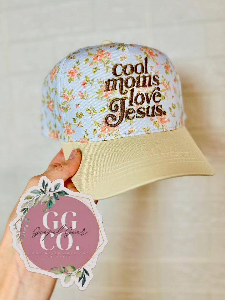 Gospel Gear Co - Cool Moms Love Jesus Embroidered Hat