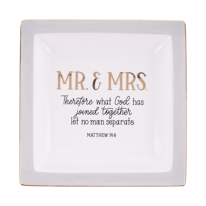Glory Haus - Mr. &amp; Mrs. Joined Together Trinket Tray