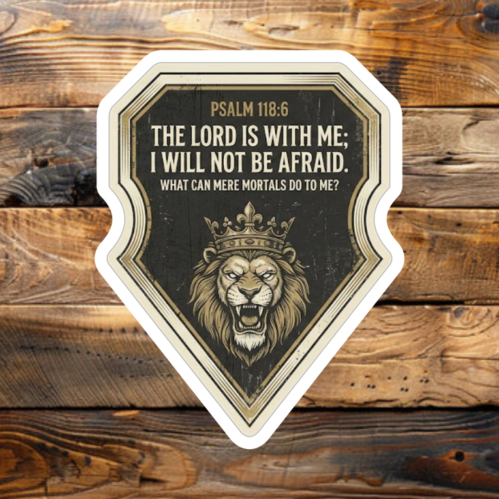 Sticky Sticker Guy - Dude Set – Psalm 118:6 Rugged Scripture Sticker