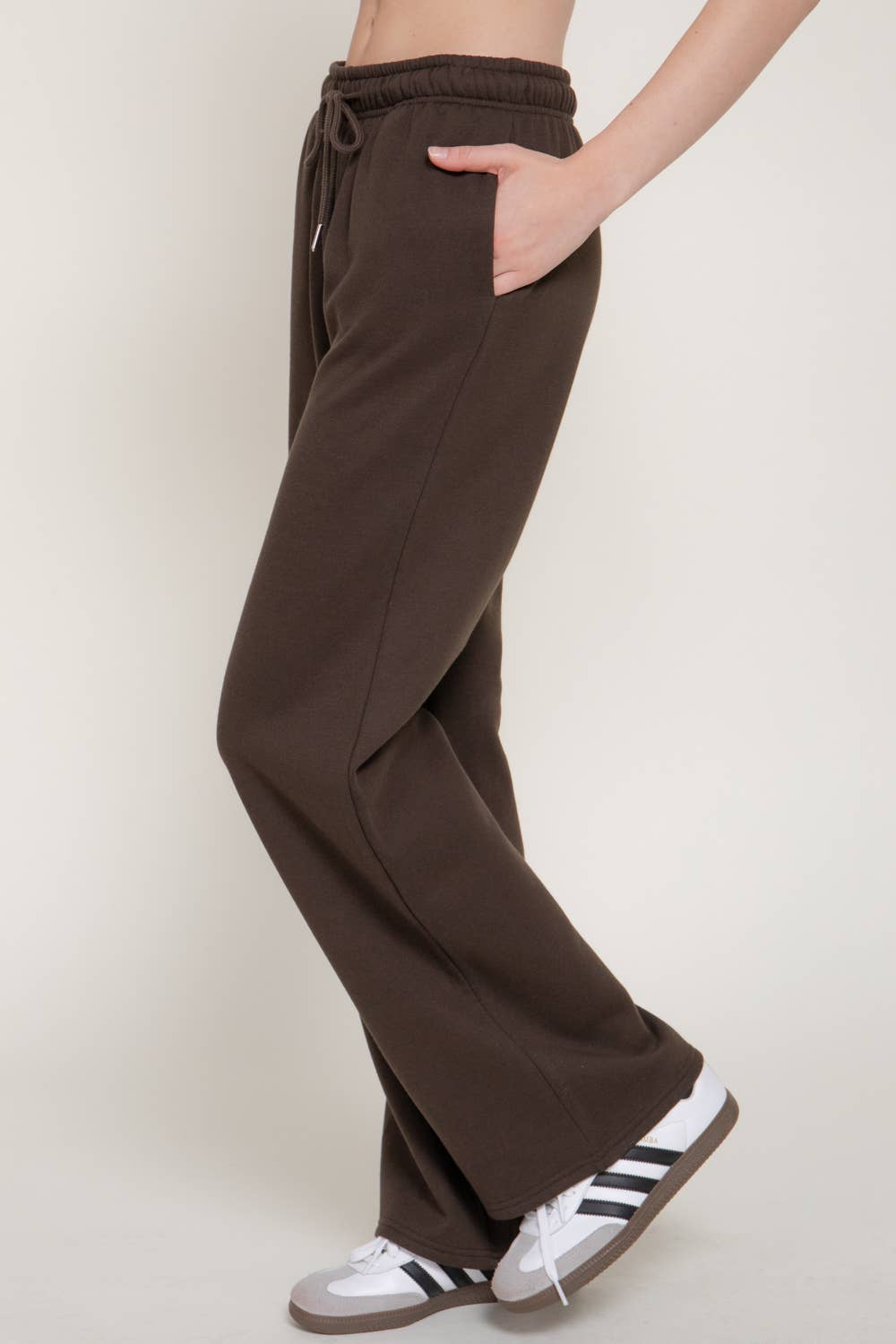 42POPS -  Straight Leg Inner Fleece Jogger Pants