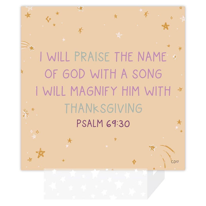 Verse for Gratitude – Bible Verse Card Set + Display Stand