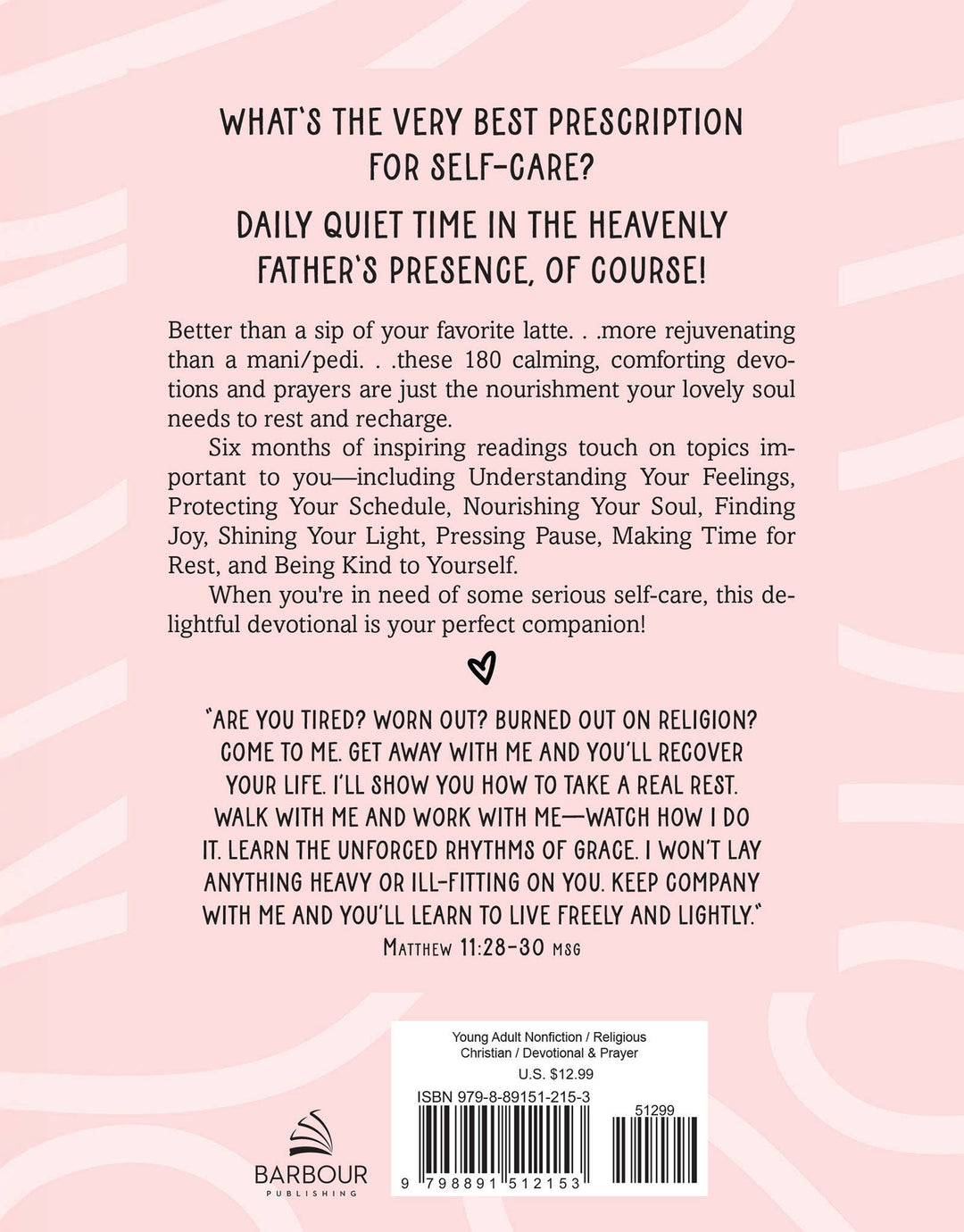 Barbour Publishing, Inc. - Self-Care Devotions for Teen Girls