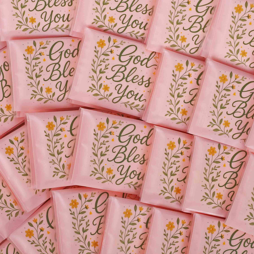 Tissue God Bless You Dove &amp; Cross Pk30