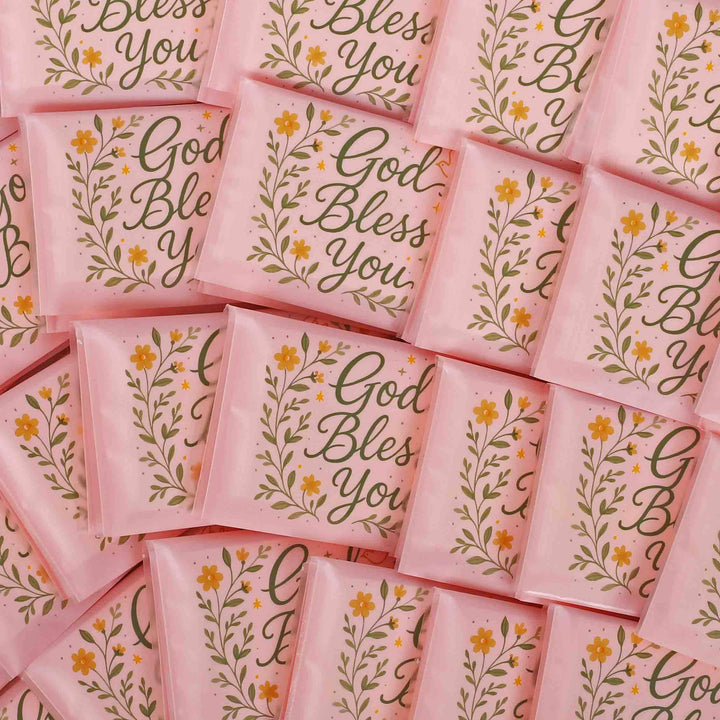 Tissue God Bless You Dove &amp; Cross Pk30