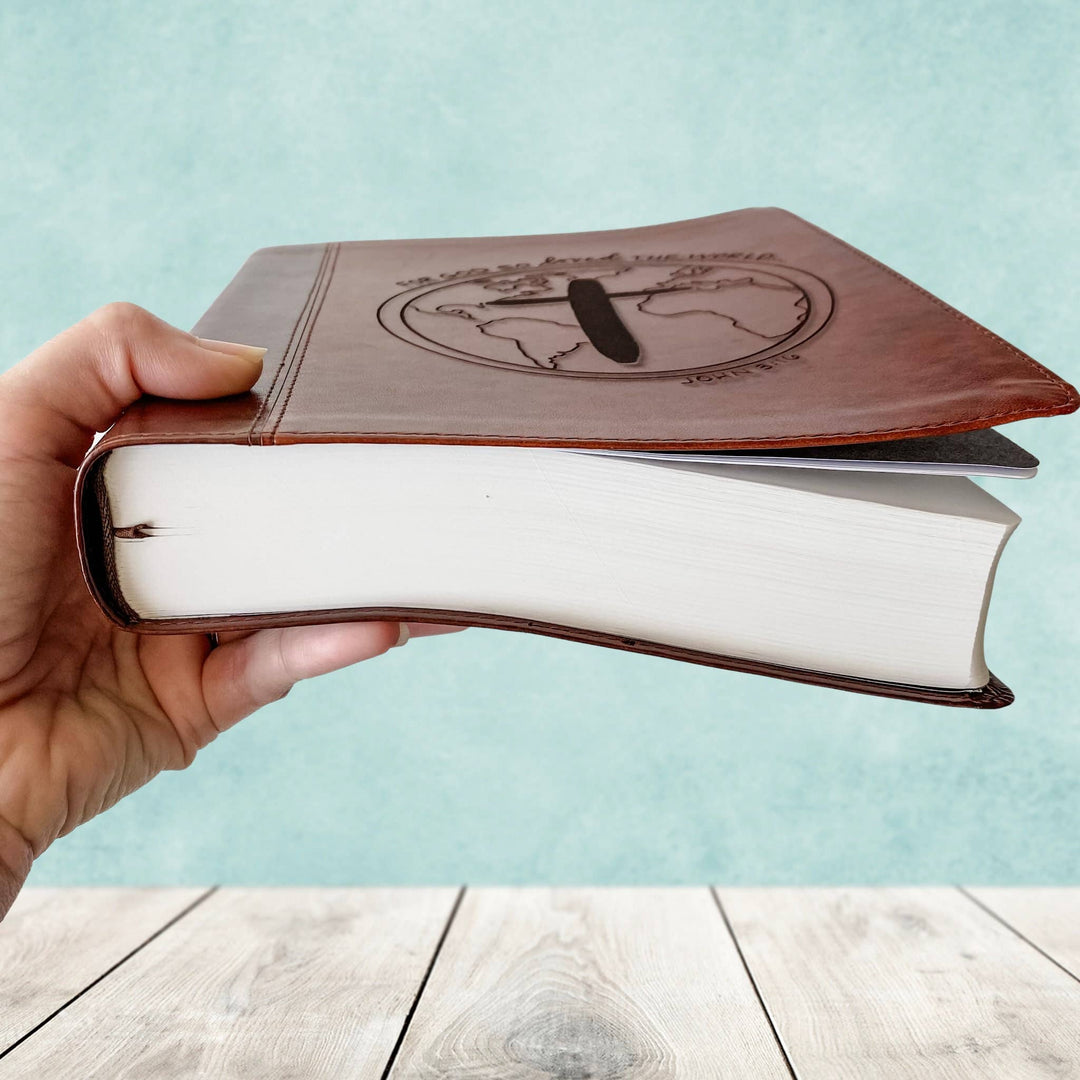 Joy Creative Bibles - ESV Journaling Study Bible - John 3:16