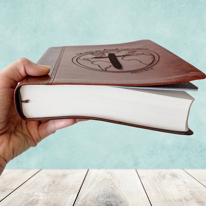 Joy Creative Bibles - ESV Journaling Study Bible - John 3:16