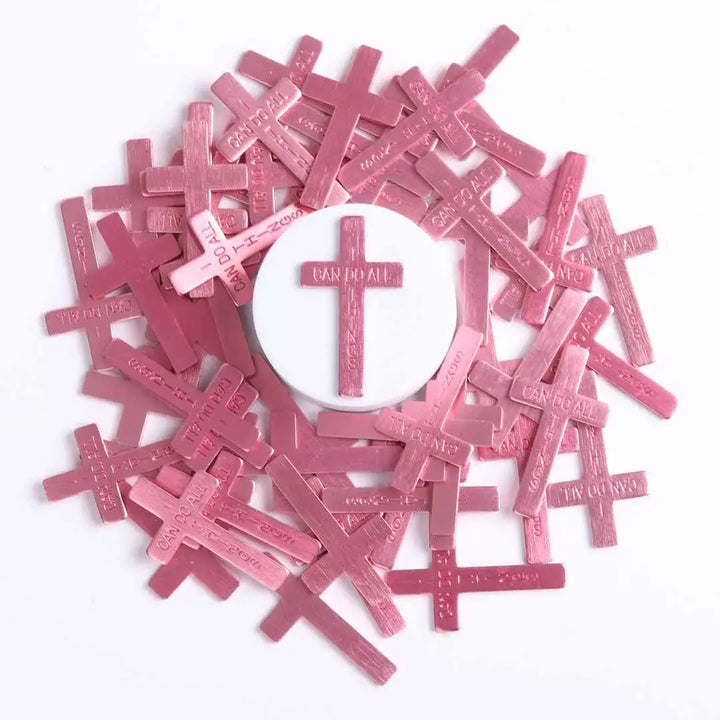 Pocket Cross I Can Do All Things Pink