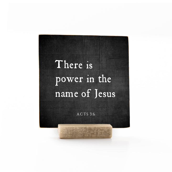 Revelation Culture - Traditional Scriptures | Wood 4 x 4" Flat Message Card