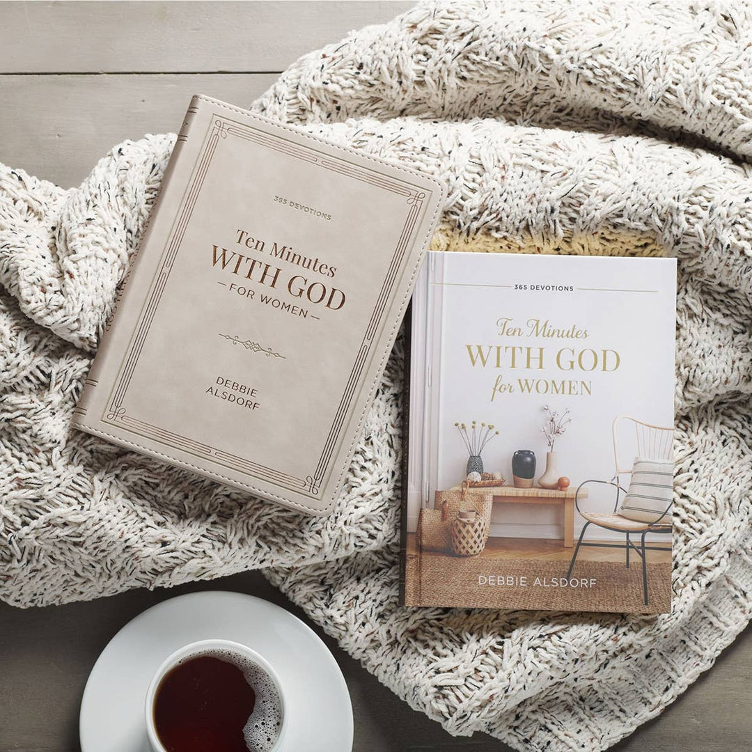 Christian Art Gifts - Devotional 10 Minutes with God for Women Faux Leather