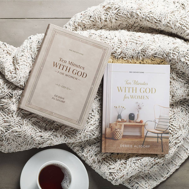 Christian Art Gifts - Devotional 10 Minutes with God for Women Faux Leather