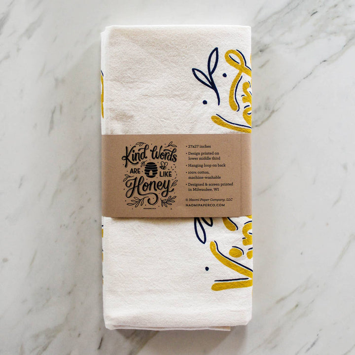 Naomi Paper Co. - Kind Words Tea Towel