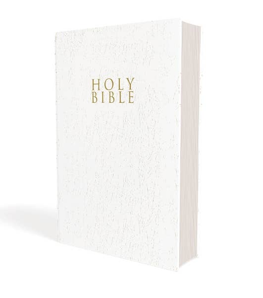 HarperCollins Christian Publishing - NIV Gift and Award Bible, Leather-Look, White, Red Letter