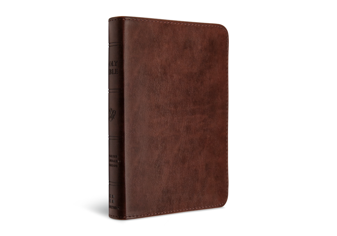 Crossway - ESV Compact Bible, Red Letter, TruTone®, Brown