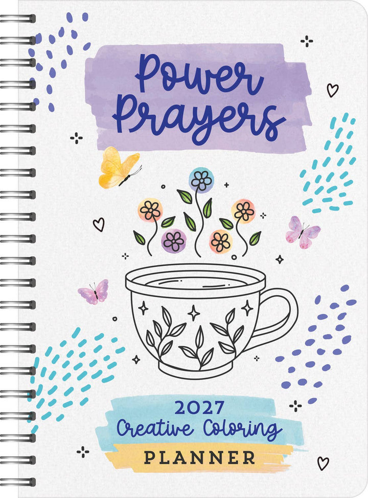 Barbour Publishing, Inc. - 2027 Power Prayers Creative Coloring Planner