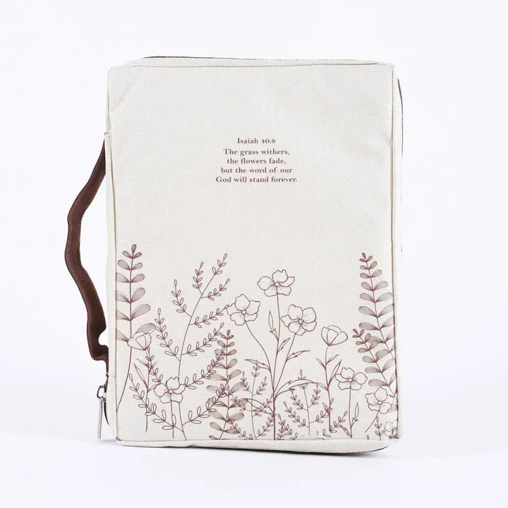 Bible Cover Canvas Isaiah 40:8 M