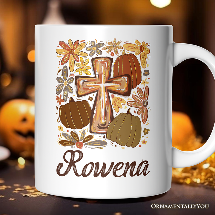 OrnamentallyYou - Fall Blessings Gift Mug, Autumn Christian Faith Gift