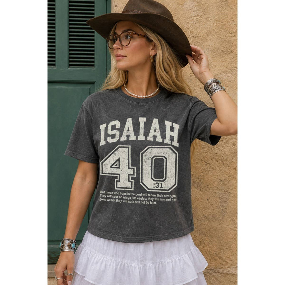 HRTandLUV - ISAIAH 40 31 MINERAL GRAPHIC TEE
