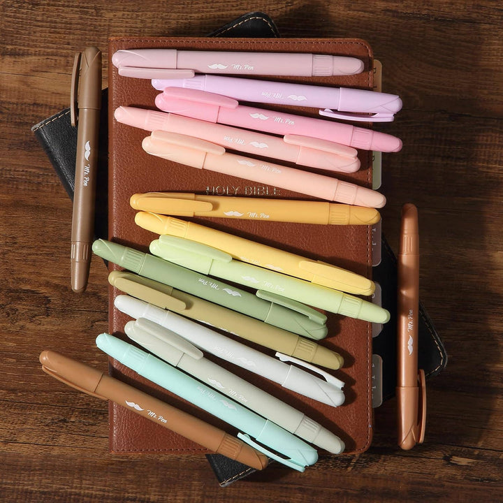 Mr. Pen - Gel Highlighters 16 Pack Vibrant Colors