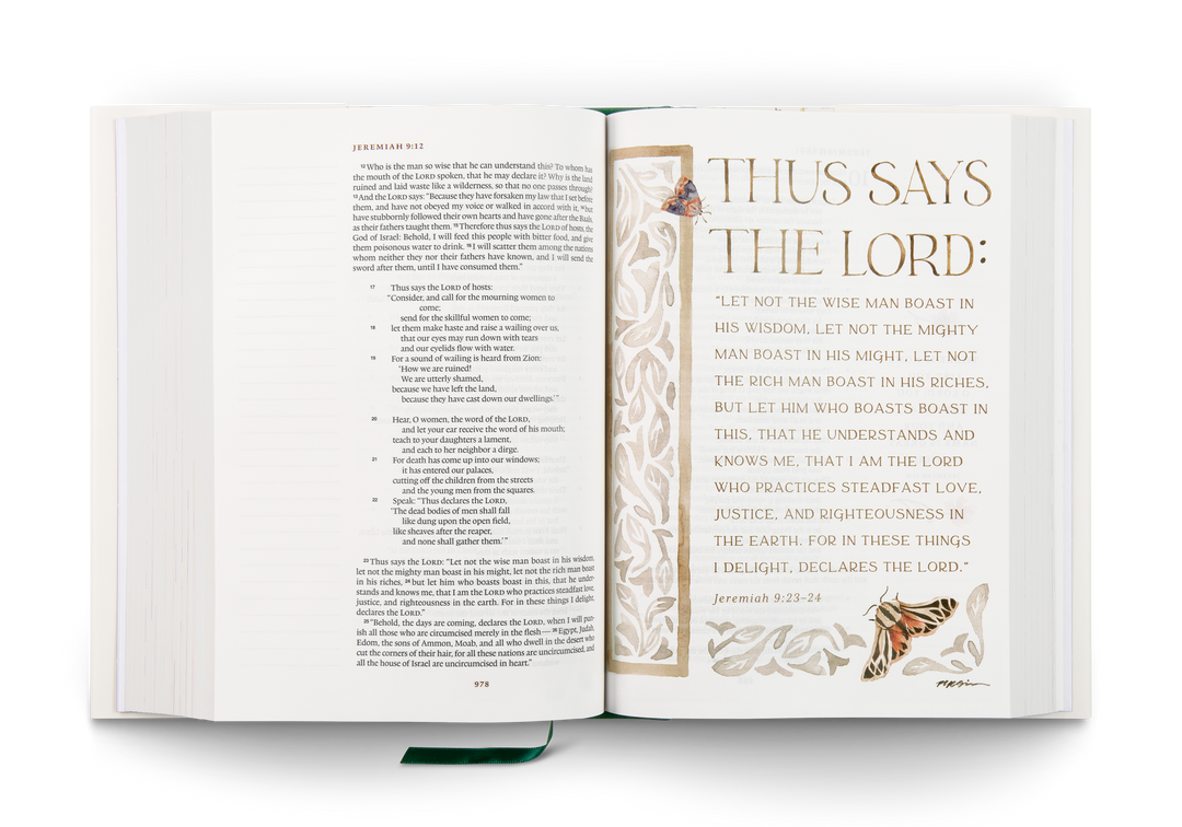 Crossway - ESV GraceLaced Bible, HC (Artwork by Ruth Chou Simons)