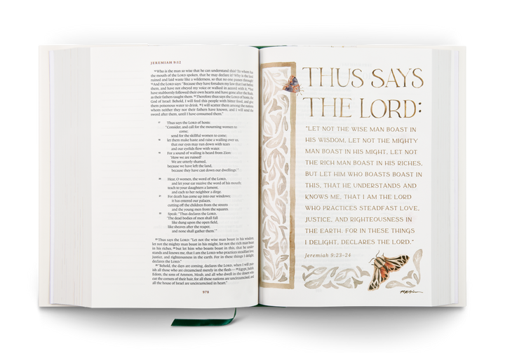 Crossway - ESV GraceLaced Bible, HC (Artwork by Ruth Chou Simons)