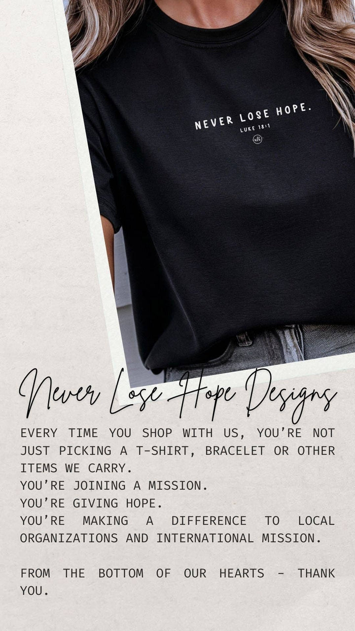 Never Lose Hope Designs - Pray Hope and Believe Sweatshirt
