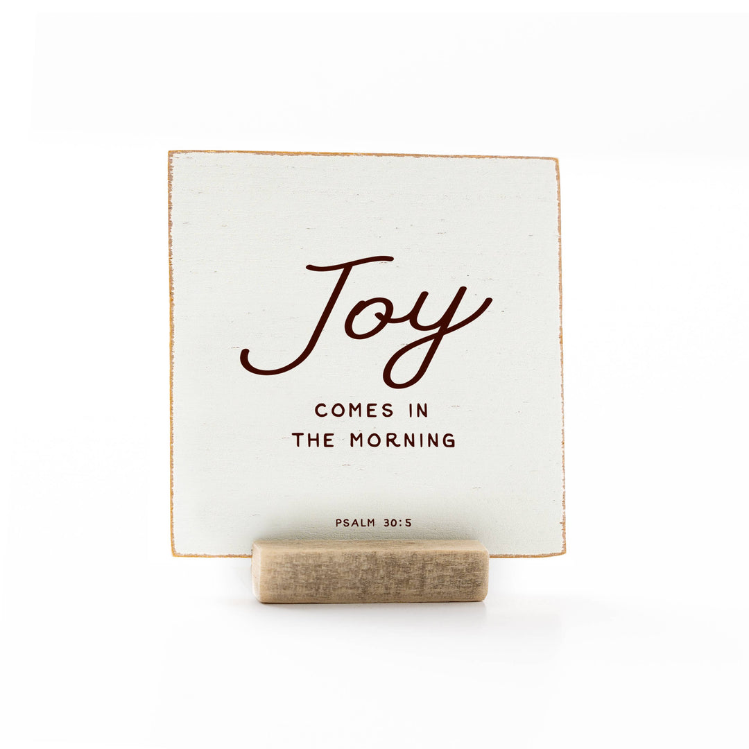 Revelation Culture - The Psalms | Scripture Message Wood Flat Card | 4 x 4"