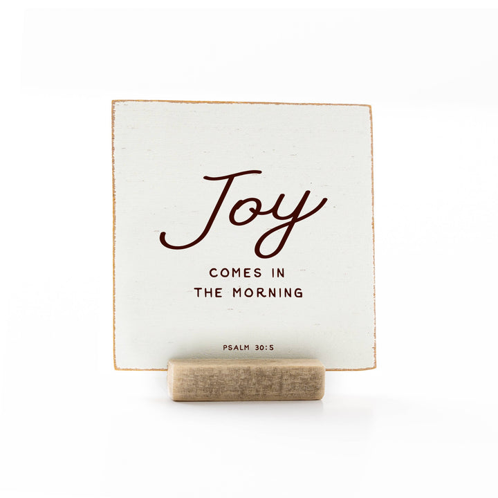 Revelation Culture - The Psalms | Scripture Message Wood Flat Card | 4 x 4"