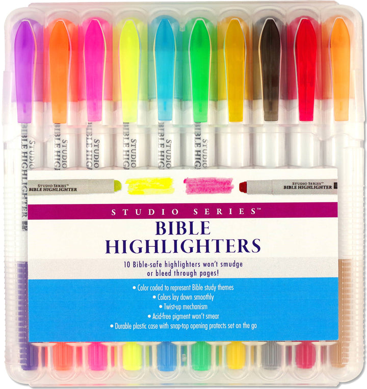 Peter Pauper Press - Bible Highlighters (Set of 10 Gel Highlighters),Bible Highlighters (Set of 10 Gel Highlighters)