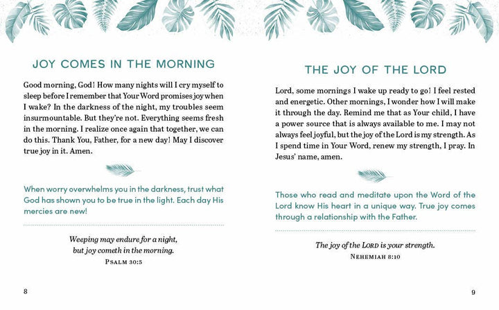 Mornings with God Large Print