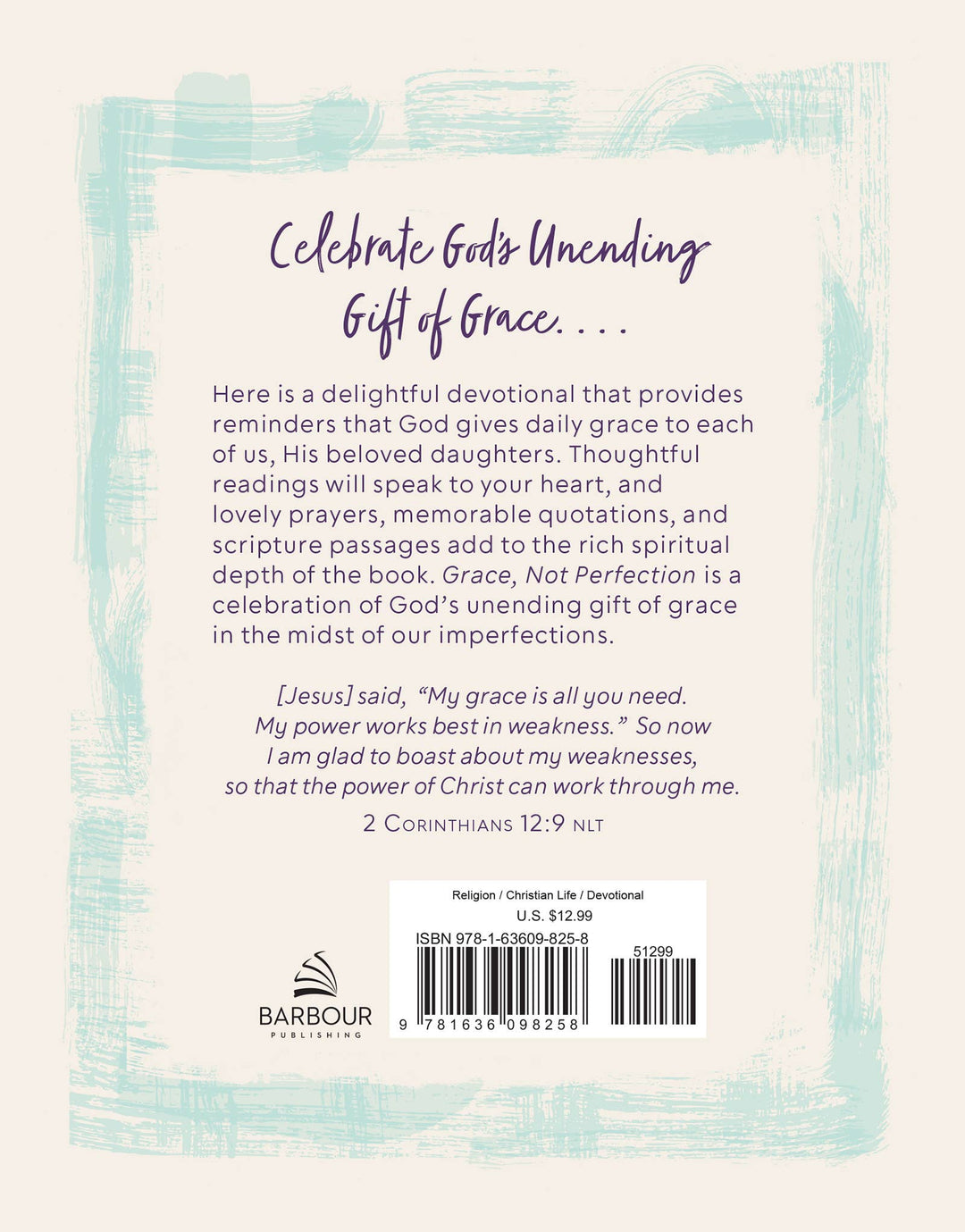 Barbour Publishing, Inc. - Grace, Not Perfection
