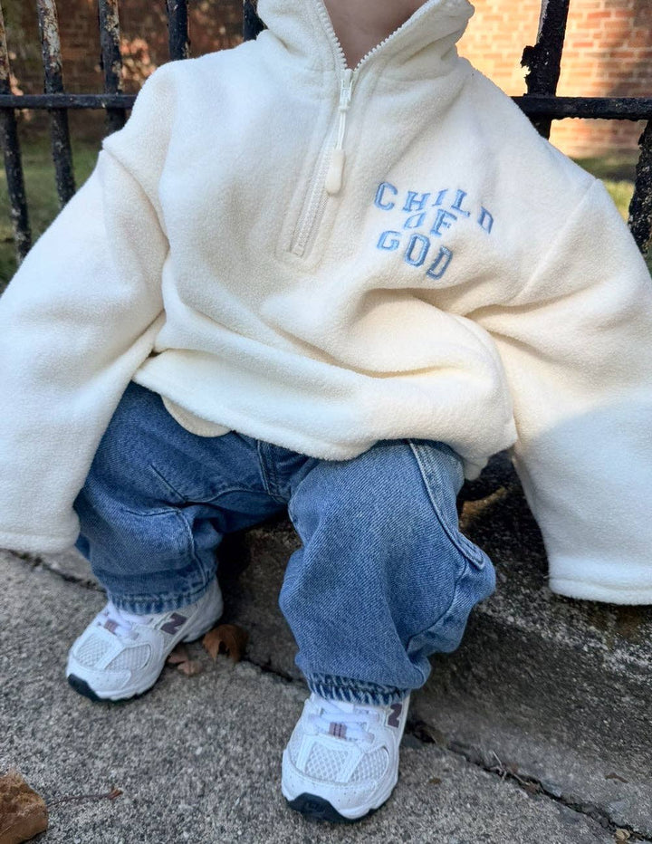 Child of God Fleece Kids Pullover: 5T