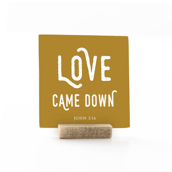 Revelation Culture - Christmas | Wood Message Art Card Flat Card | 4 x 4