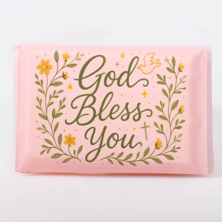 Tissue God Bless You Dove &amp; Cross Pk30