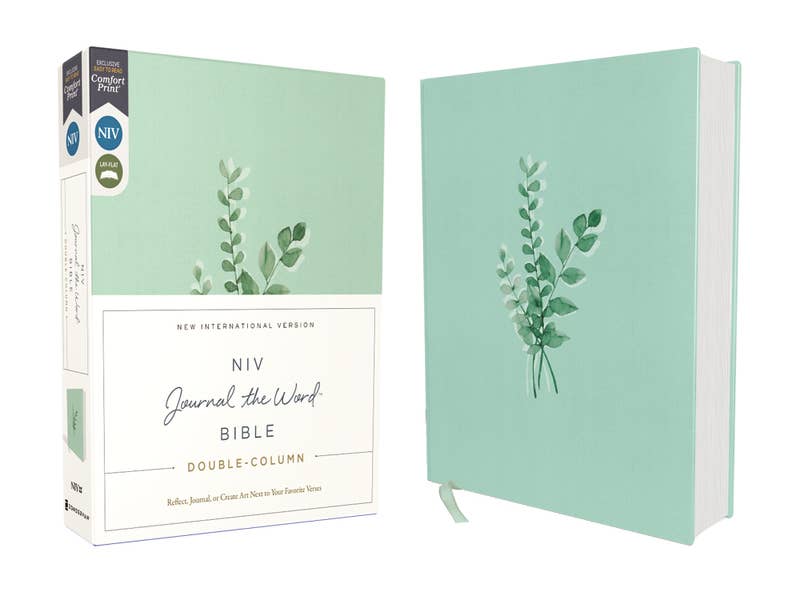 NIV, Journal the Word Bible, Cloth over Board, Teal