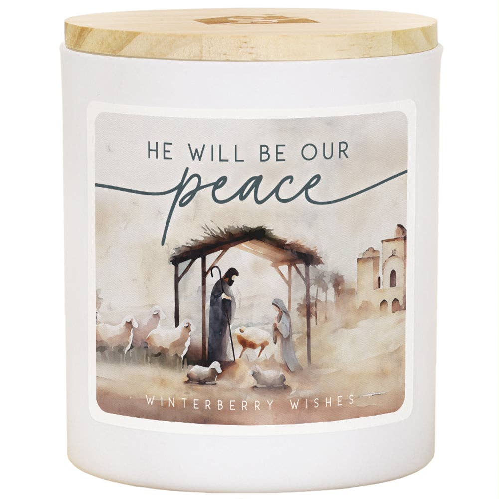 Sincere Surroundings - Our Peace Nativity - WBR - Candles