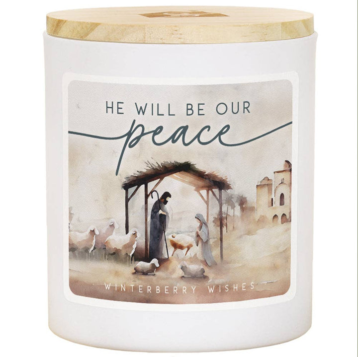 Sincere Surroundings - Our Peace Nativity - WBR - Candles