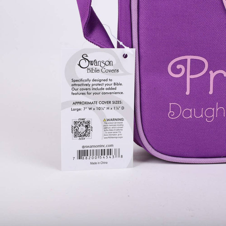 Bible Cover Canvas Princess L