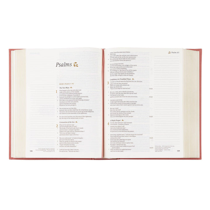 Hosanna Revival - CSB Notetaking Bible: Rosedal Theme