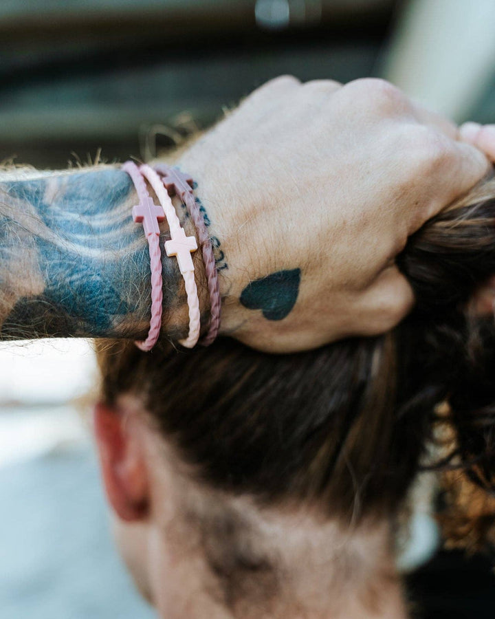 In God We Must - Infinity Cross Bracelets- Twilight