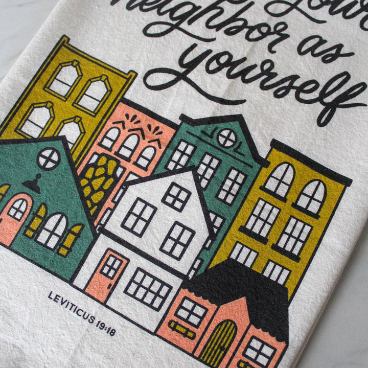 Naomi Paper Co. - Love Your Neighbor Tea Towel