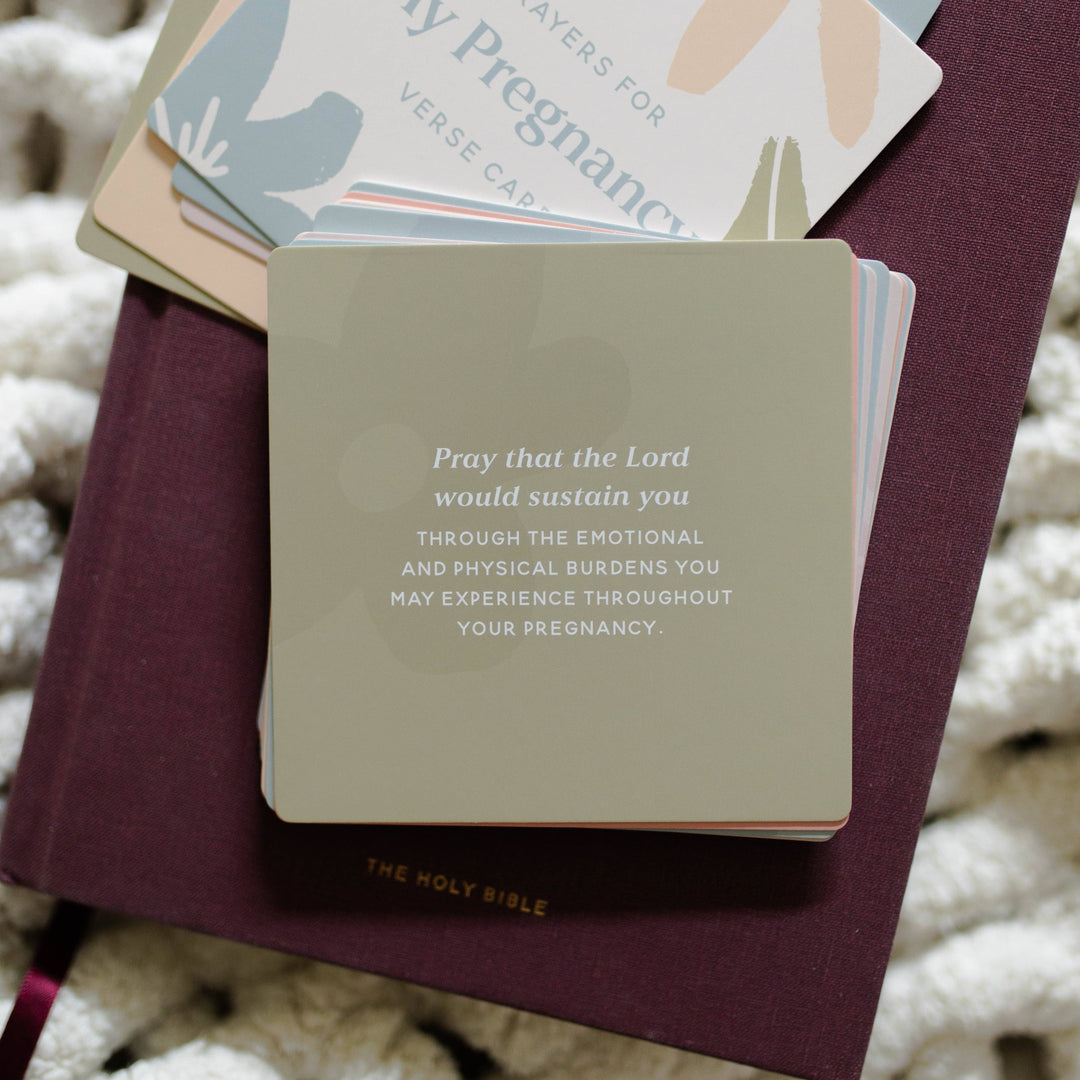 The Daily Grace Co - Prayers for My Pregnancy Verse Card Set