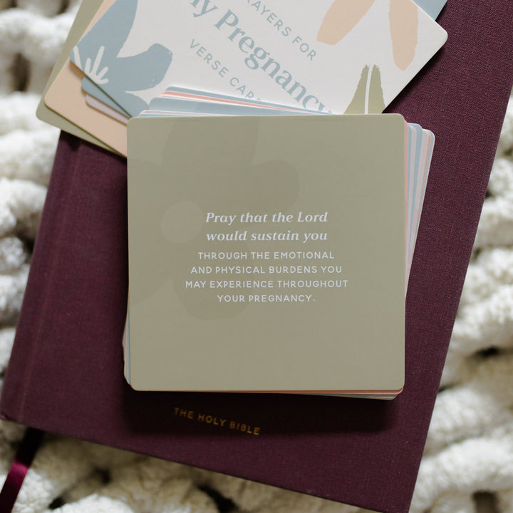 The Daily Grace Co - Prayers for My Pregnancy Verse Card Set